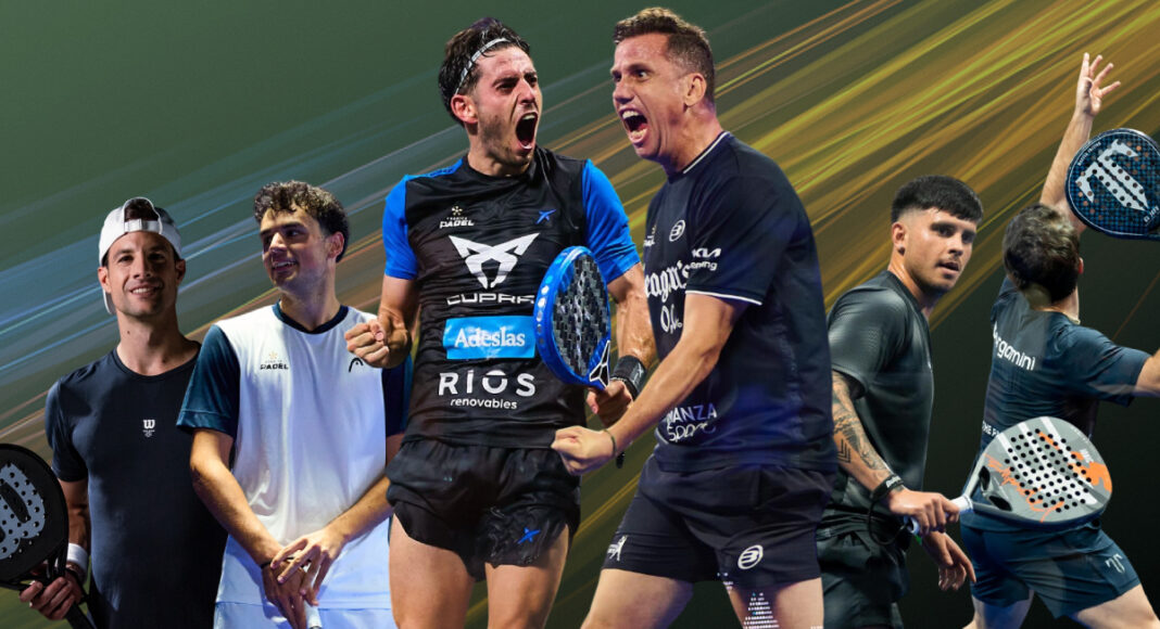 Baile de parejas en el pádel masculino: Paquito Navarro jugará con Jon Sanz, Momo González con Fran Guerrero y Lucas Bergamini con Javi Leal