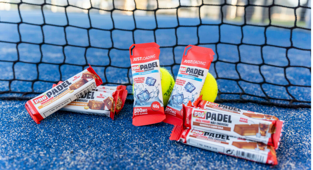 Justloading lanza la primera gama de nutrición funcional pensada exclusivamente para jugadores de pádel