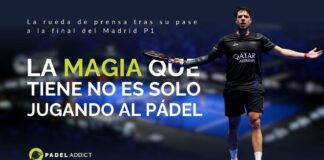 Coello a Tapia: "La magia que tiene no es solo jugando al pádel"