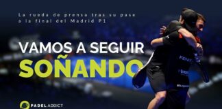 Di Nenno tras su pase a la final del Madrid P1: "Vamos a seguir soñando"