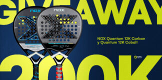 We are in luck! For 7 days we have a giveaway of 2 NOX padel rackets: the Quantum 12K Carbon and the Quantum 12K Cobalt.