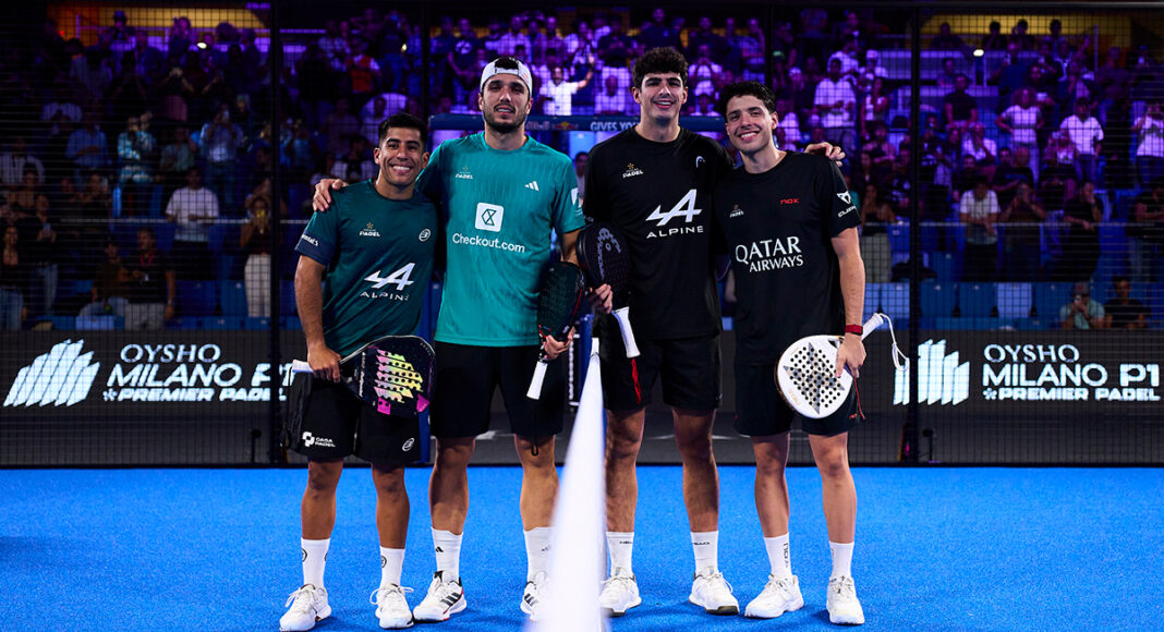 Ale y Fede destrozan a Coello y Tapia con un 6 0 para la historia en la final del Milano P1