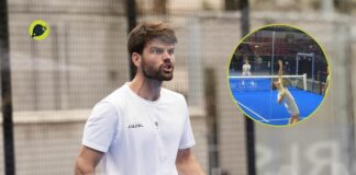 Javi Garrido sorprende con un remate por tres… ¡de bajada de pared!