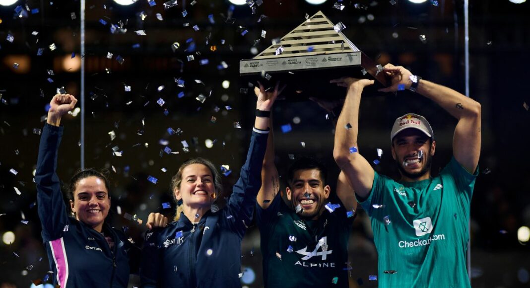 Galán y Chingotto junto a Ari y Paula se proclaman campeones del Newgiza P2