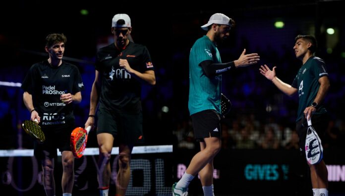 Semifinales del Dubai P1: Lebrón y Stupa pondrán a prueba este sábado una última vez a Galán y Chingotto