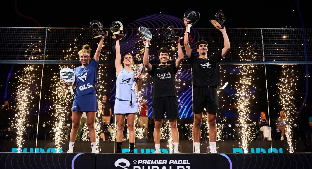 Tapia–Coello revalidan título y Bea–Claudia derrotan a las número uno para coronarse campeones del Dubai Premier Padel P1.