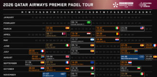 Premier Padel confirms its 2026 calendar with 26 tournaments in 18 countries