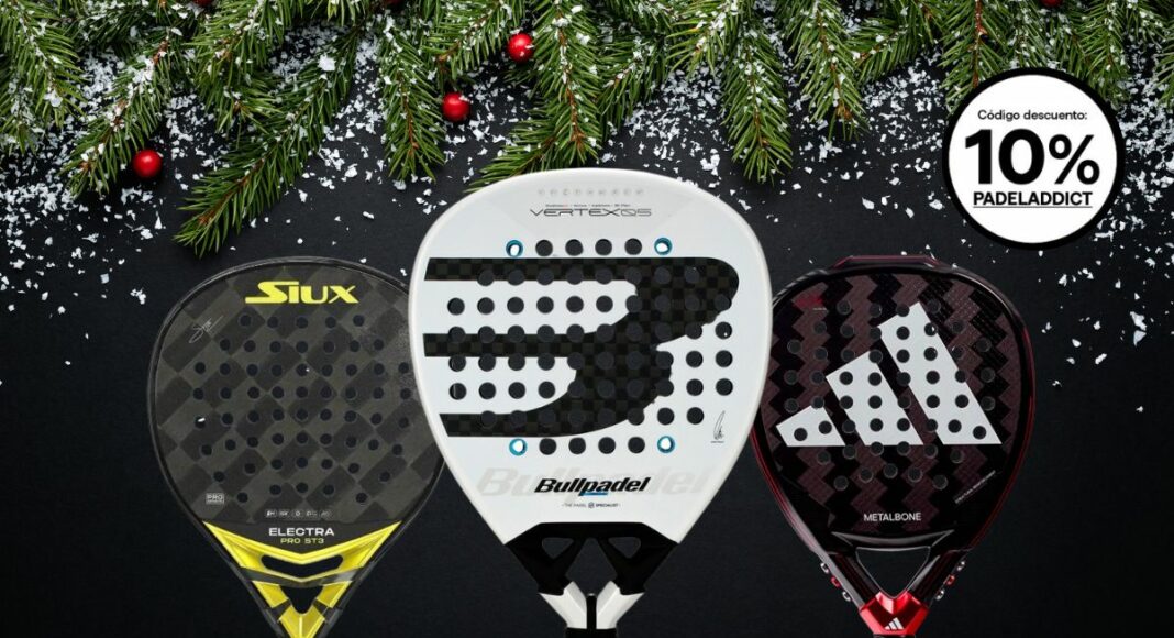 Guía de palas de pádel para Navidad: modelos top y packs para todos los niveles