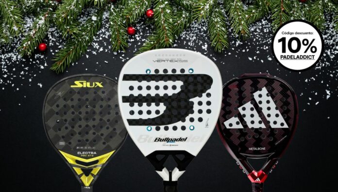Guía de palas de pádel para Navidad: modelos top y packs para todos los niveles
