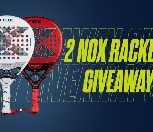 We are having a giveaway of two NOX rackets: an AT10 12K Alum Xtrem and an EA10 Hybrid!