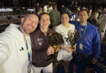 El divertido reto de Ángel González tras el título de Ari Sánchez y Andrea Ustero El divertido reto de Ángel González tras el título de Ari Sánchez y Andrea Ustero