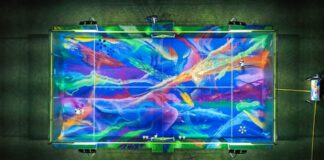 Cuando una pista de pádel se convierte en una obra de arte: ¡Así es la pista que se ha instalado en el Art Basel Qatar!