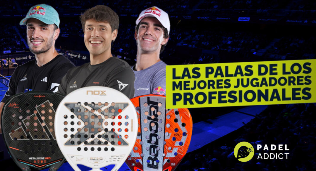 Las palas de pádel de los jugadores profesionales en 2026 portada