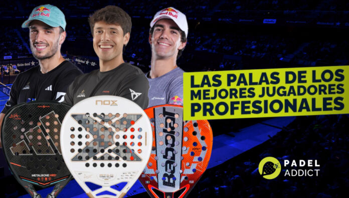 Las palas de pádel de los jugadores profesionales en 2026 portada