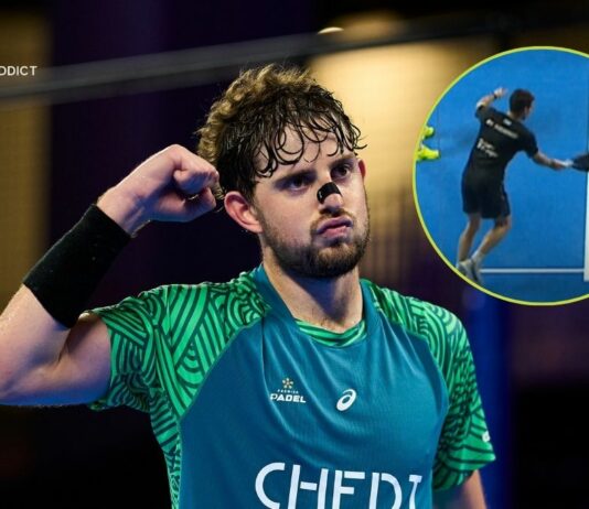La nueva norma del saque provoca la primera gran polémica: Yanguas pidió el VAR y forzó el tie-break con esta jugada