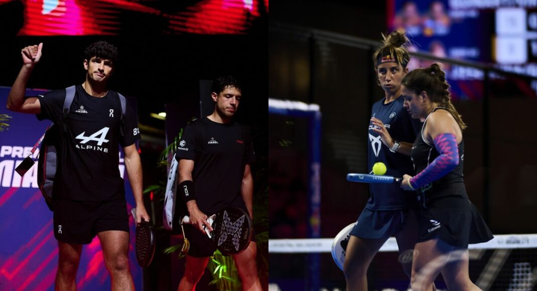 Semifinales explosivas en Miami: Coello–Tapia y Lebrón–Augsburger repiten duelo y Josemaría–González se citan con Sánchez–Ustero