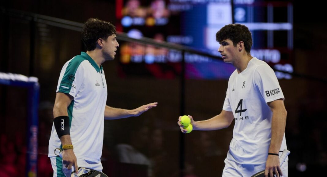 Coello y Tapia, fuertes tras la derrota en las últimas finales. Foto: Premier Pádel