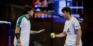 Coello y Tapia, fuertes tras la derrota en las últimas finales. Foto: Premier Pádel