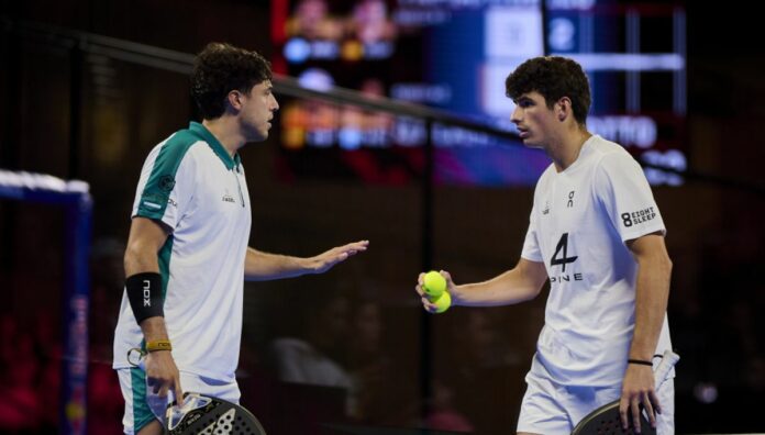 Coello y Tapia, fuertes tras la derrota en las últimas finales. Foto: Premier Pádel