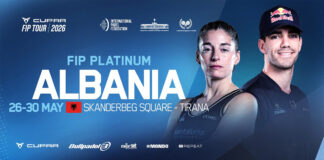 Asi se presenta el FIP Platinum Albania categoria FIP, nivel Premier Padel