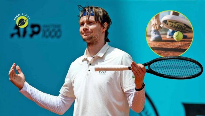 El tenista Alexander Bublik haciendo amigos en el pádel: “Si no sabes jugar dobles, juegas pádel”