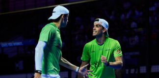 Nuevo enfrentamiento entre Lebrón-Augsburger y Tapia-Coello en las semifinales del Asunción P2