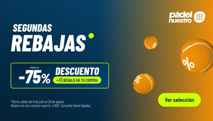Equípate como tus ídolos: las rebajas de Pádel Nuestro coinciden con el Málaga Premier Padel P1