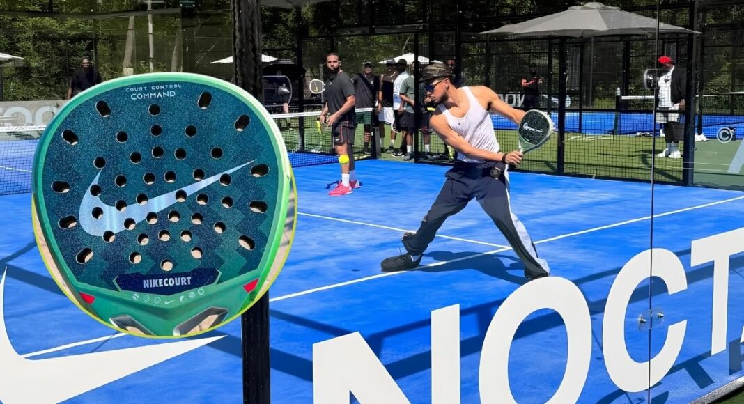 Nike enseña sus primeras palas de pádel en el NOCTA Manor 2026