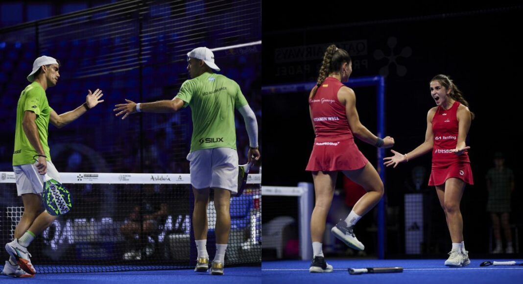 Los dieciseisavos del Málaga P1 se completan con victorias de las parejas top y un golpe inesperado en el cuadro femenino