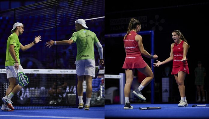 Los dieciseisavos del Málaga P1 se completan con victorias de las parejas top y un golpe inesperado en el cuadro femenino