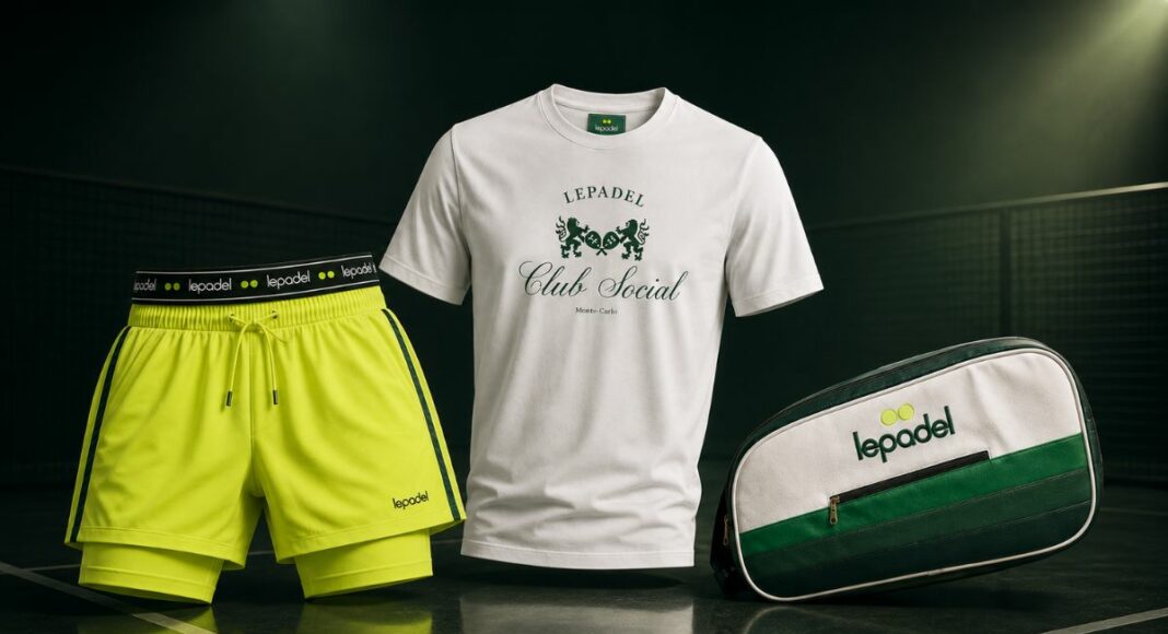We’re giving away this fantastic pack – comprising a T-shirt, trousers and a padel bag – in partnership with lepadel!