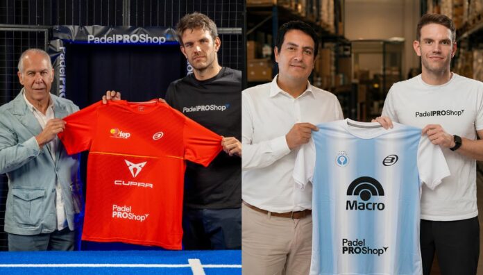 PadelPROShop se convierte en patrocinador oficial de España y Argentina de cara al Mundial de Doha