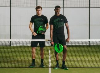The crocodile is now playing padel: here’s a look at Lacoste’s first collection for 20x10