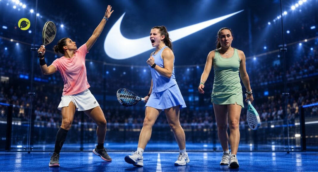 Nike quiere entrar fuerte en el pádel femenino: tres estrellas están en su radar