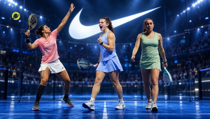 Nike quiere entrar fuerte en el pádel femenino: tres estrellas están en su radar