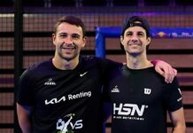 Campagnolo sorprendió apareciendo vestido de Nike en Alemania