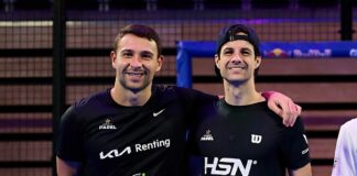 Campagnolo sorprendió apareciendo vestido de Nike en Alemania