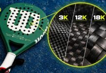 Carbono 3K, 12K o 18K en palas de pádel: diferencias y cuál elegir