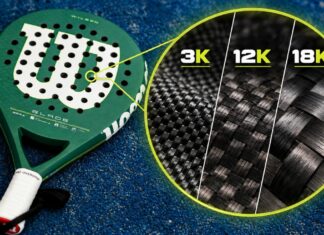 Carbono 3K, 12K o 18K en palas de pádel: diferencias y cuál elegir