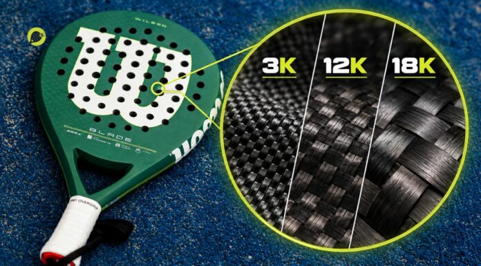 Carbono 3K, 12K o 18K en palas de pádel: diferencias y cuál elegir